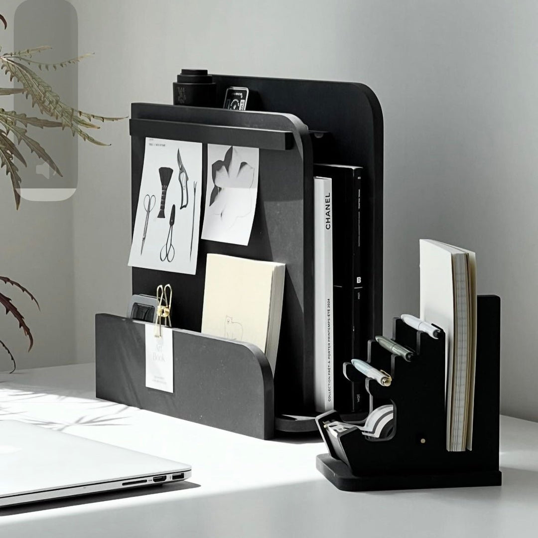 woothic studio Memo Organizer L -Black edition-