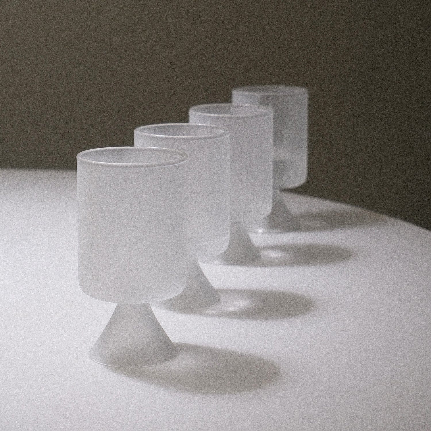 clear b Glass Cup Frosted - Hunt Tokyo