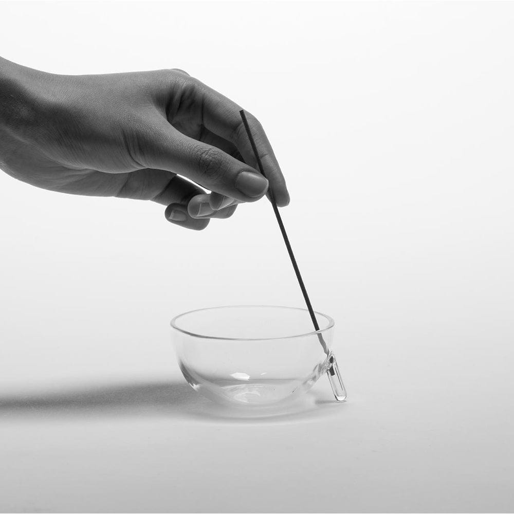 clear b Glass Incense Burner S - Hunt Tokyo