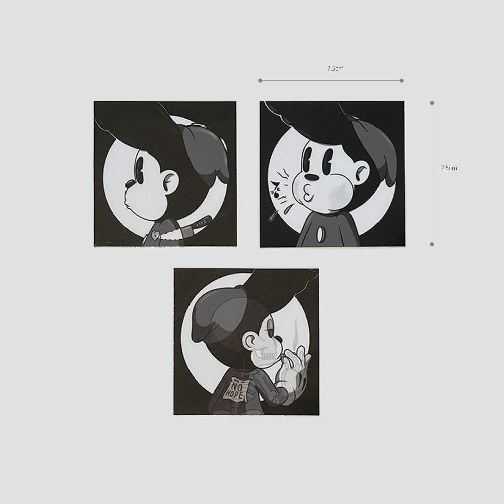 Ezra Brown : Sticker Pack (3pcs) - Hunt Tokyo
