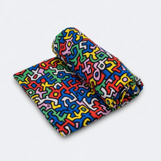 ETTA LOVES x KEITH HARING XL 'BRAZIL' MUSLIN - for 5+ month old babies
