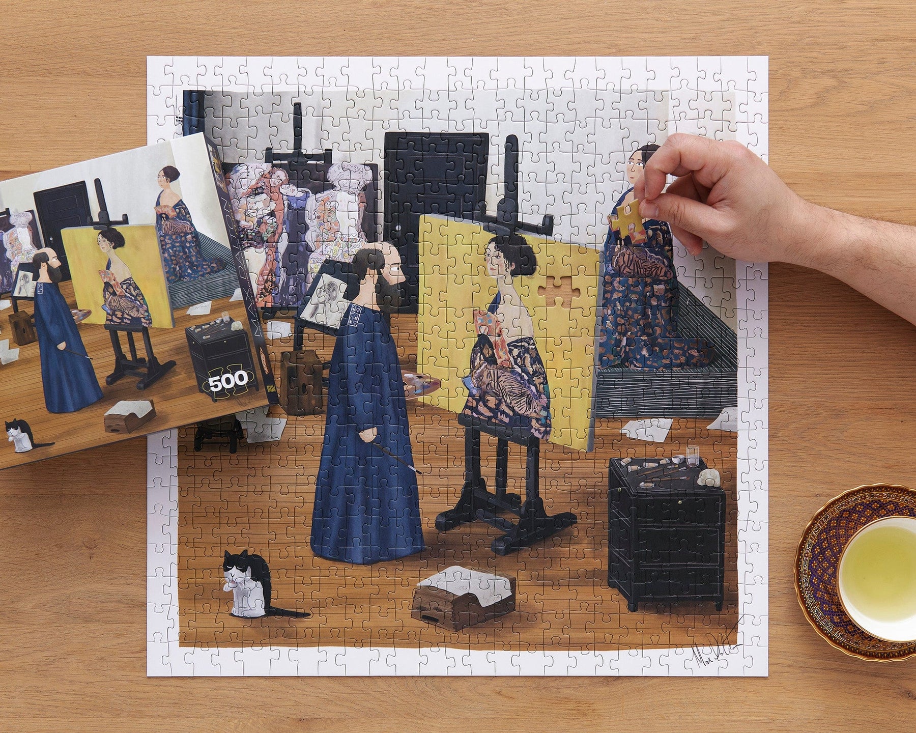 Max Dalton Artist Studio Series: Klimt Puzzle – Hunt Tokyo
